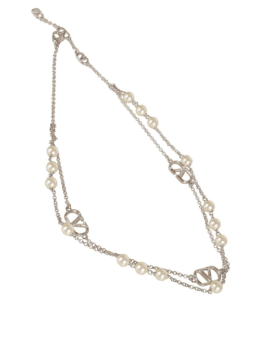 Valentino Garavani Swarovski Pearl-Embellished Collar