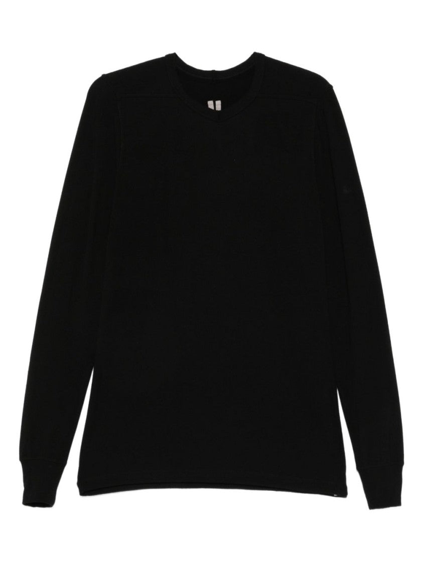 Rick Owens Long-Sleeve T-Shirt With Classic Crew Neckline