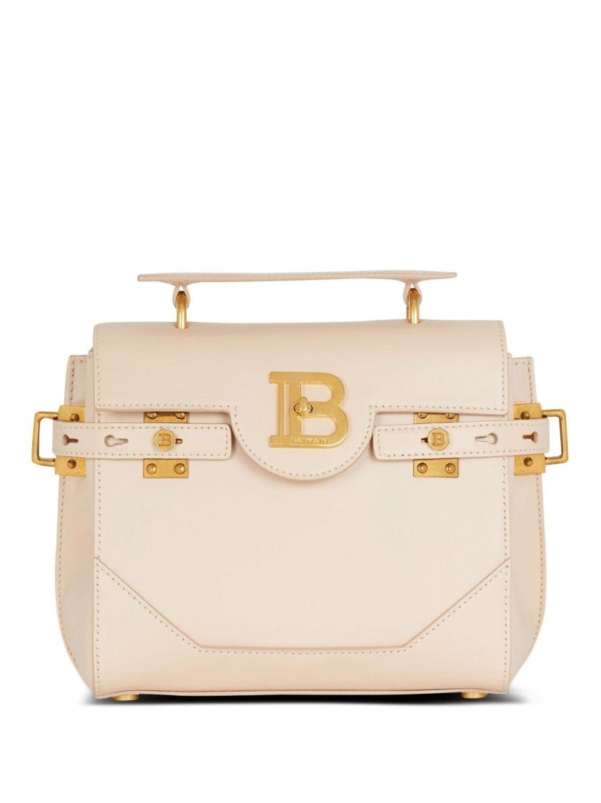 Balmain B-Buzz 23 Leather Handbag