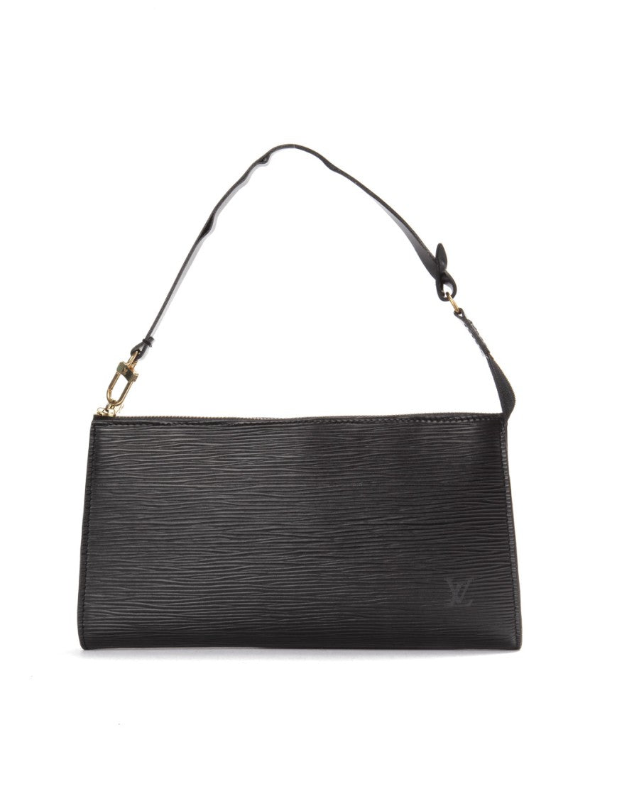 Louis Vuitton Pochette Accessoires Mm Epi Black