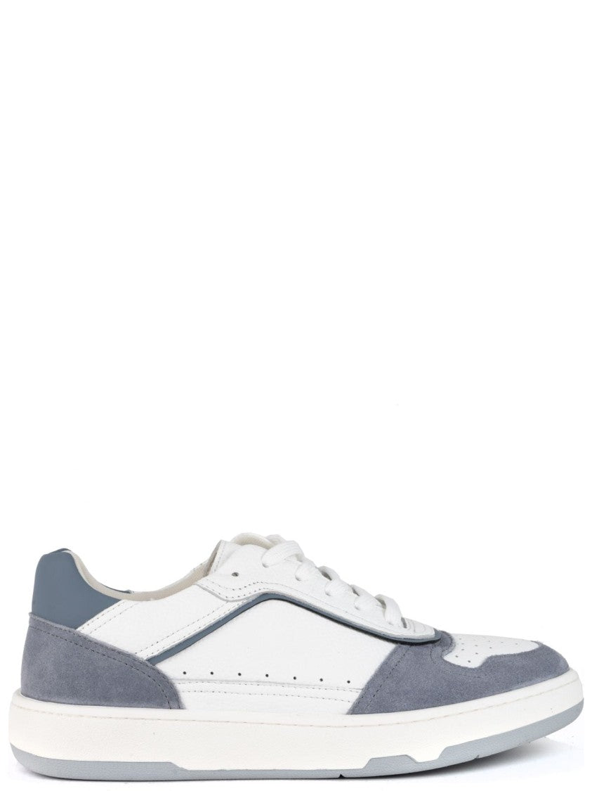 Sergio Moretti Grey Cow Leather Trainers