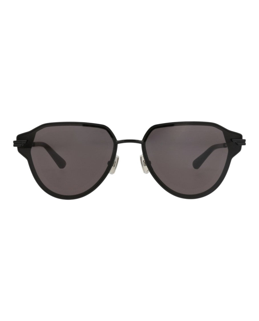 Bottega Veneta Aviator-Frame Metal Sunglasses