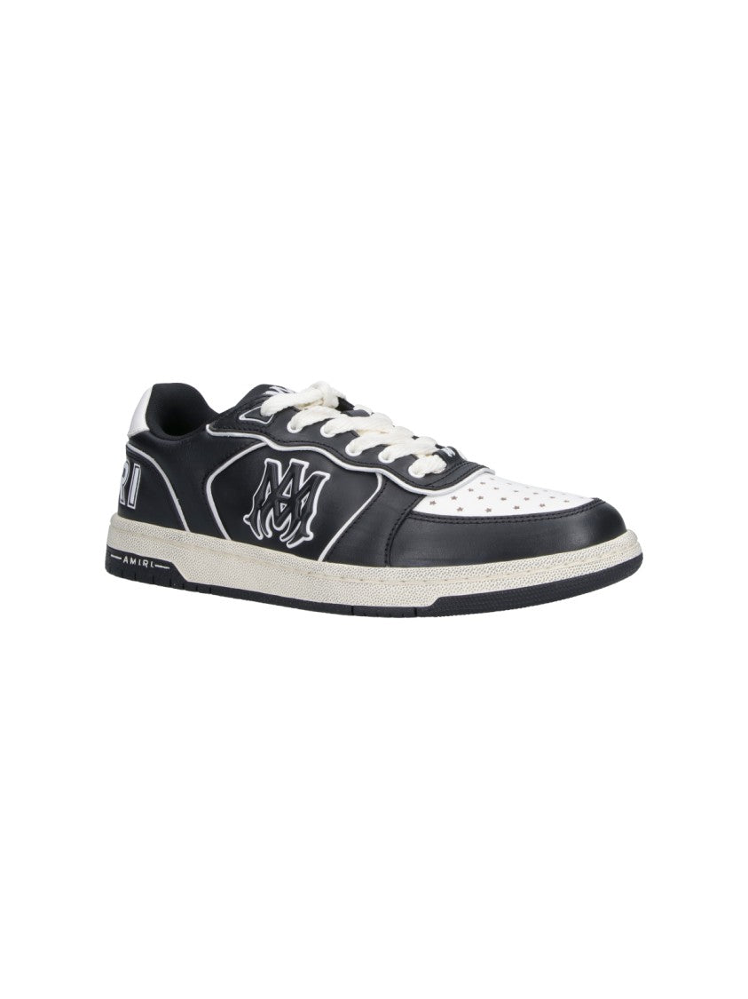 Amiri Black Newport Calf Leather Sneakers