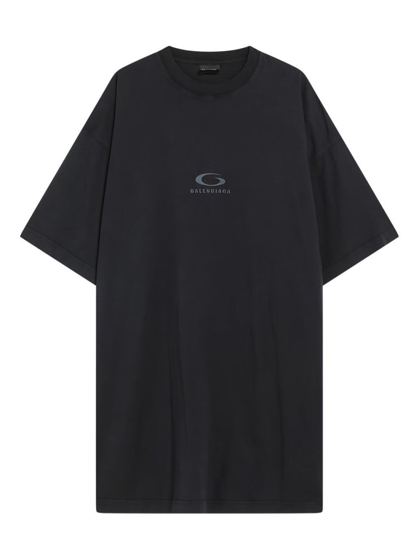 Balenciaga Loose-Fitting Crew Neck T-Shirt With Subtle Logo