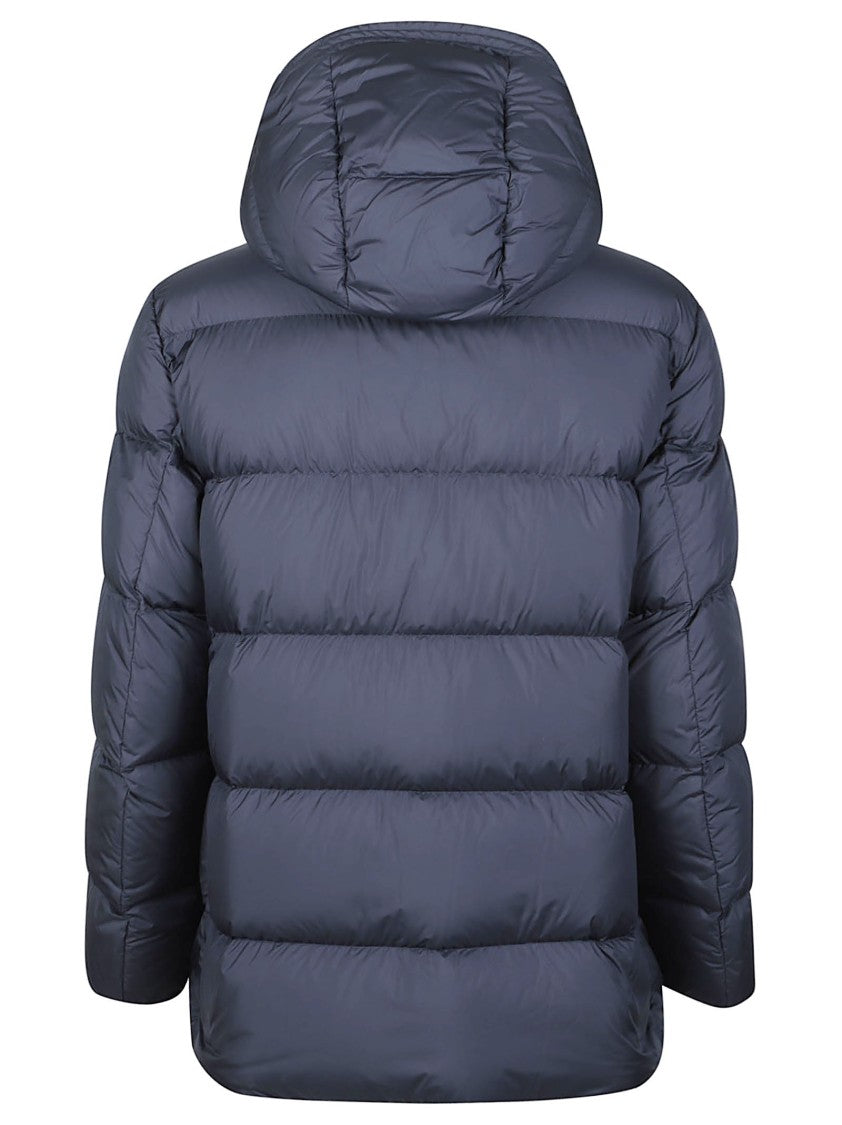 Woolrich Blue Cloud Devis Quilted Polyester Parka