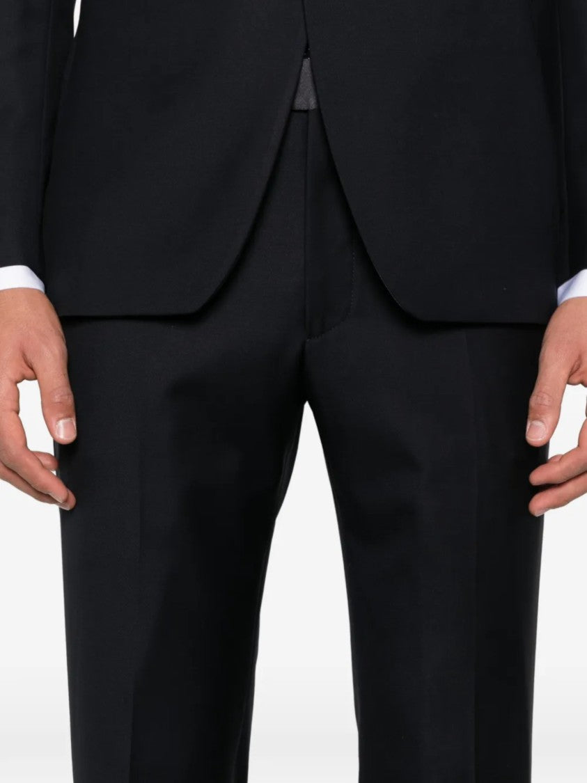 Tagliatore Black Bruce Satin Suit