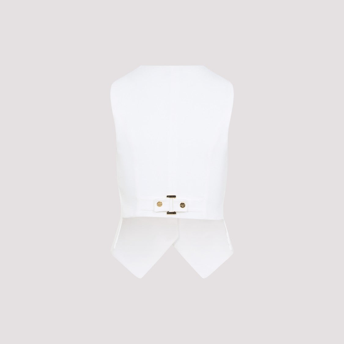 Elisabetta Franchi Linen Blend Waistcoat With Tailored Fit