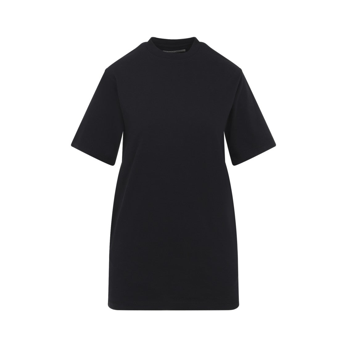 Phoebe Philo Minimalist Black T-Shirt With Clean Cut And Subtle Details