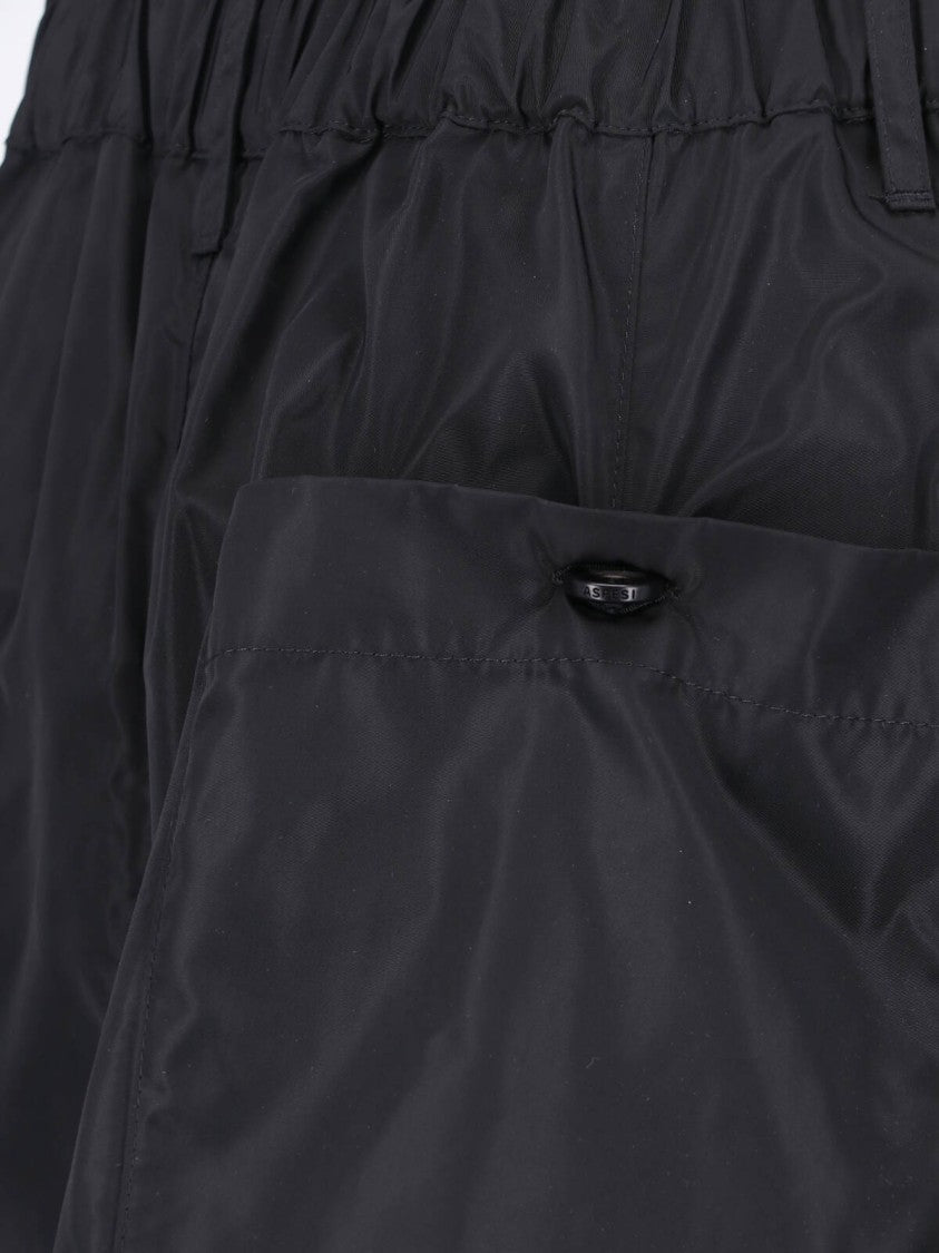 Aspesi Black Technical Midi Skirt