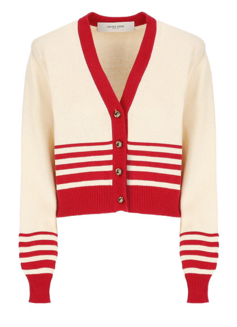 Golden Goose Beige Nico Cardigan