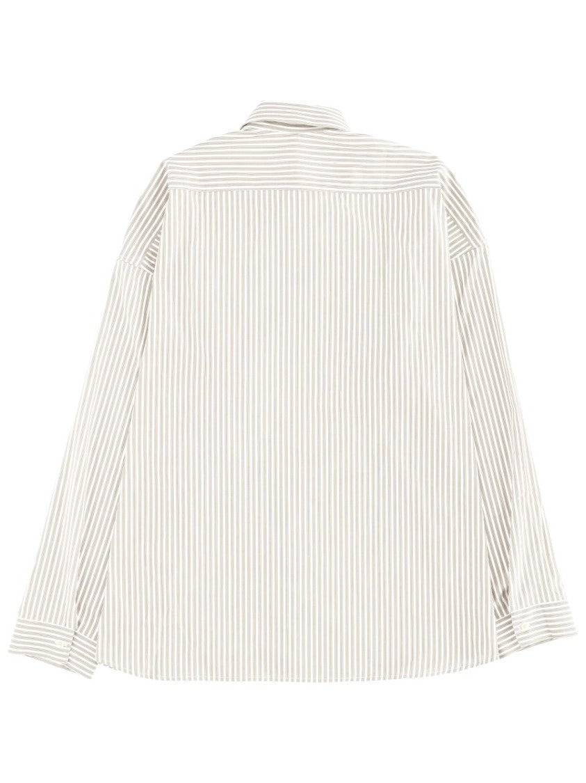 Sunflower Stable Loose Cotton Striped Shirt