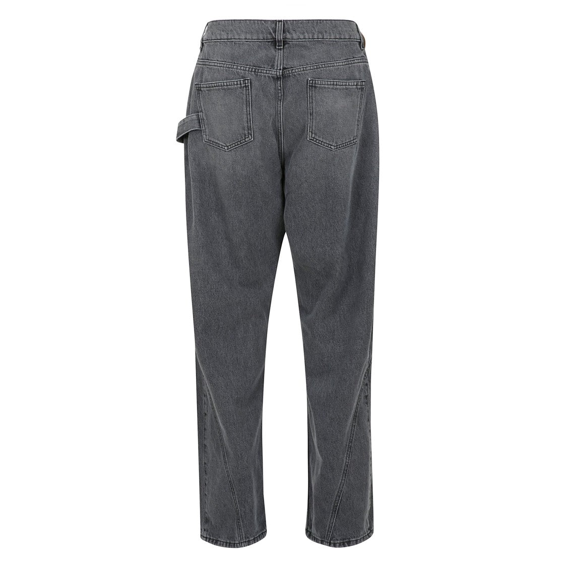 J. W. Anderson Stone-Washed Grey Wide-Leg Jeans