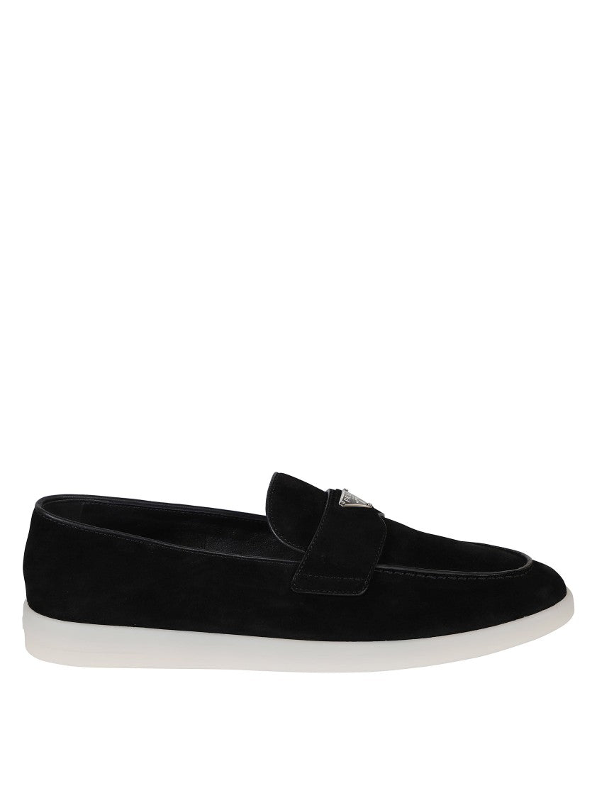 Prada Suede Slip-On Shoes