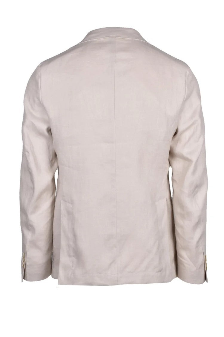 Berry & Brian Linen Jacket - Beige