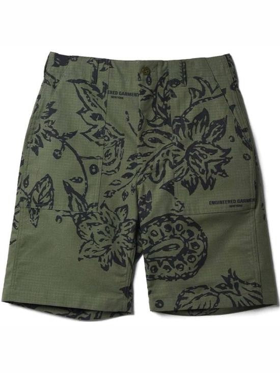 Engineered Garments Floral Patterned Relaxed Fit Shorts