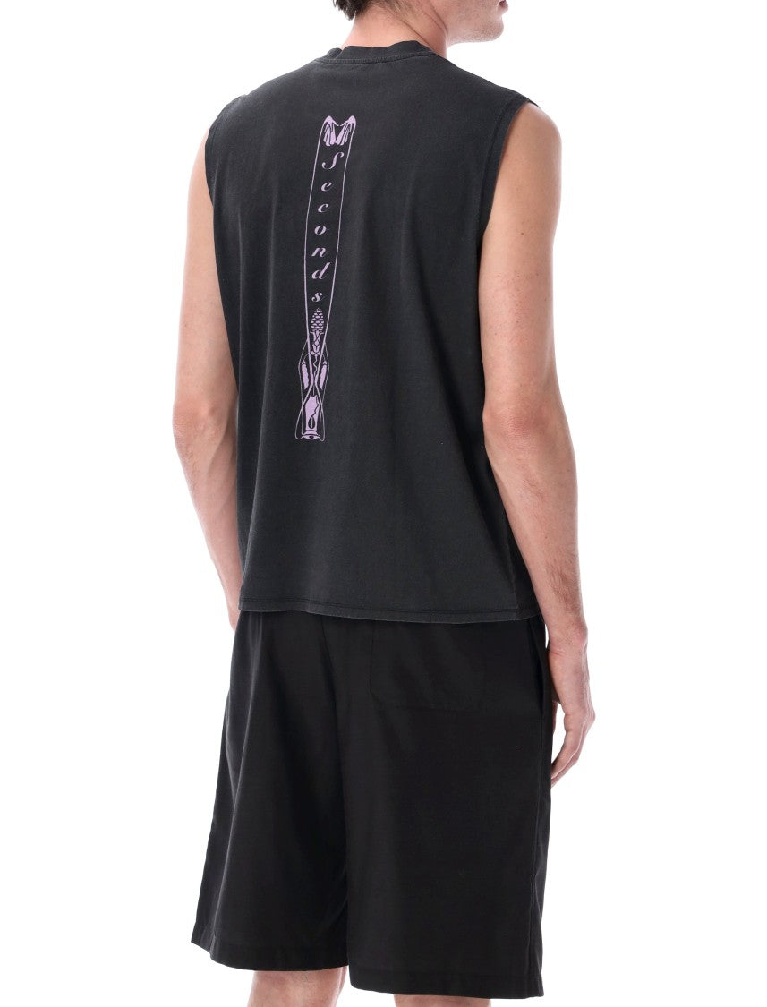 Our Legacy Breathe Tank With Fallen Angel Print