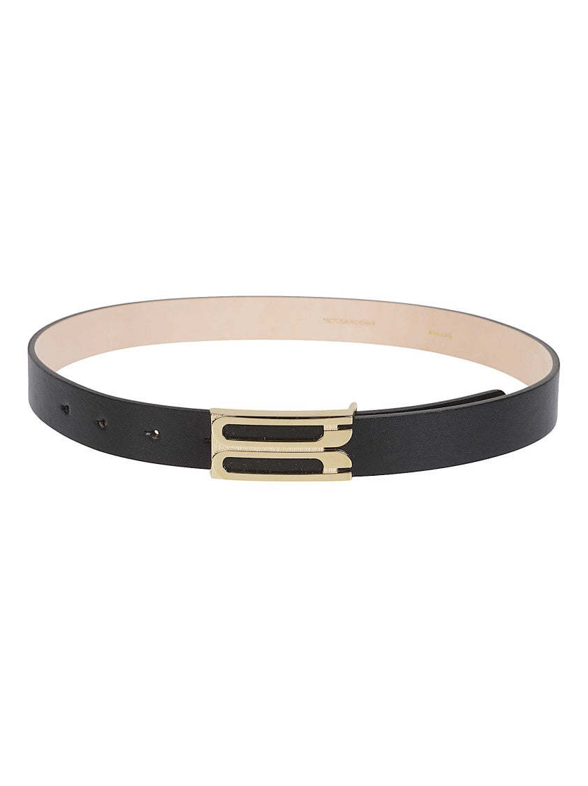 Victoria Beckham Dorian Regular Frame Smooth Calf Leather Belt