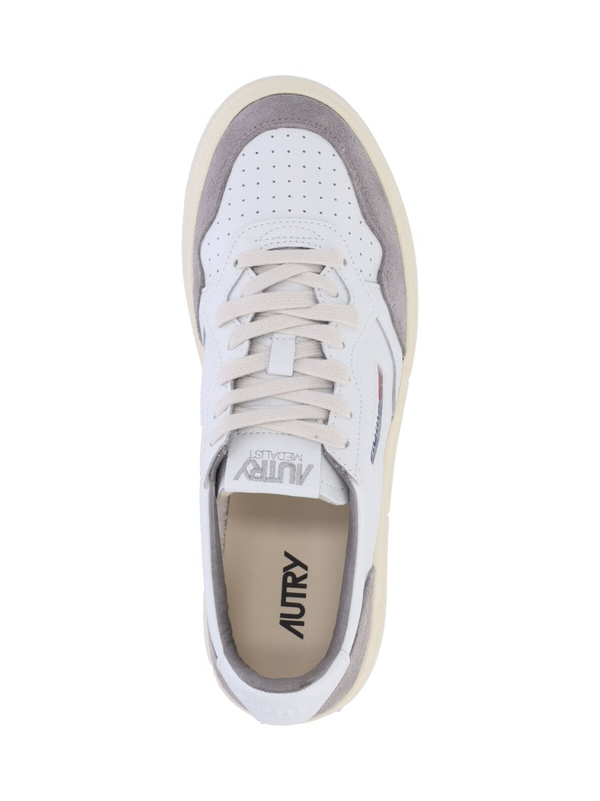 Autry Low-Top White Sneakers With Smooth