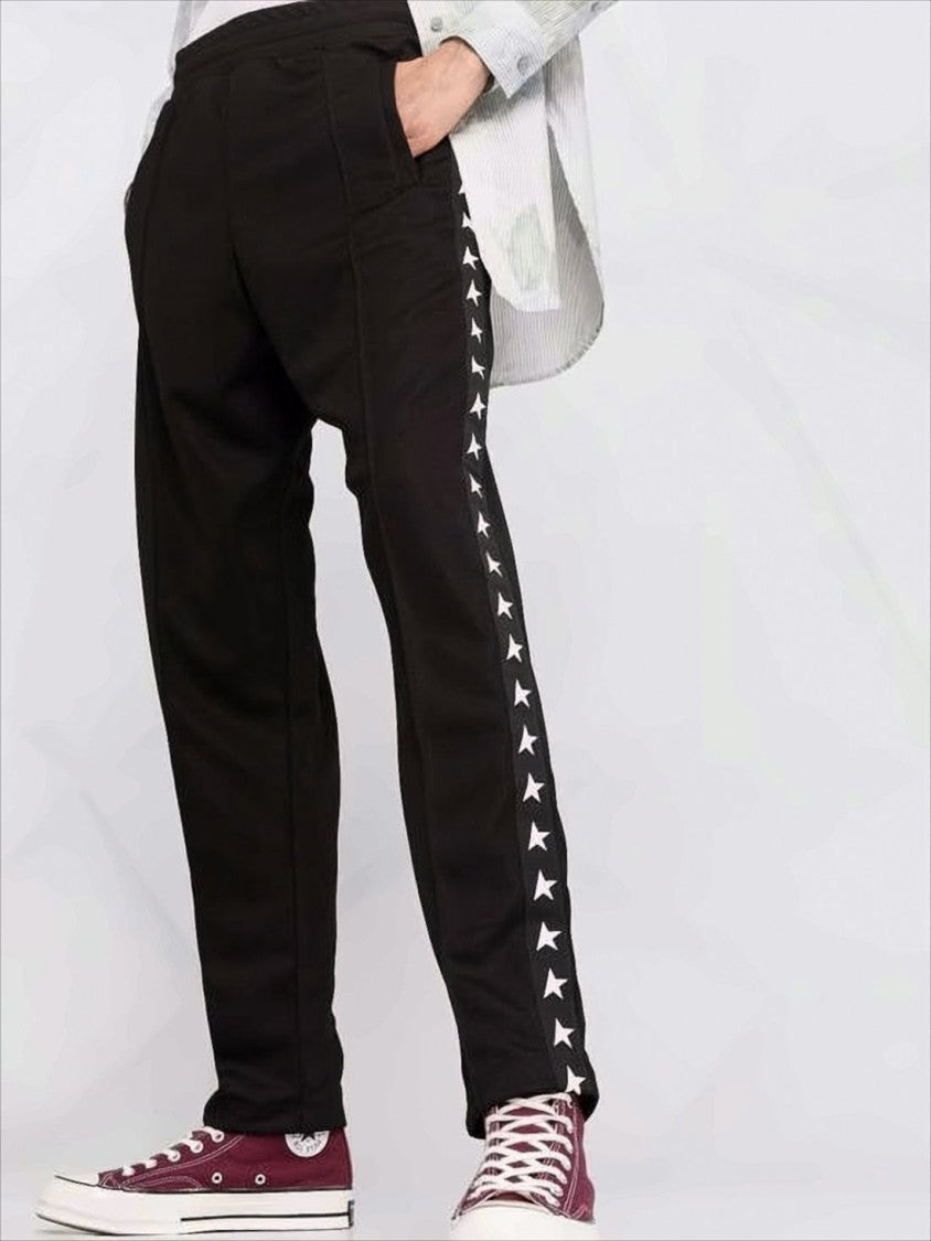Golden Goose Jogger Pants With Star Detail And Elastic Waistband