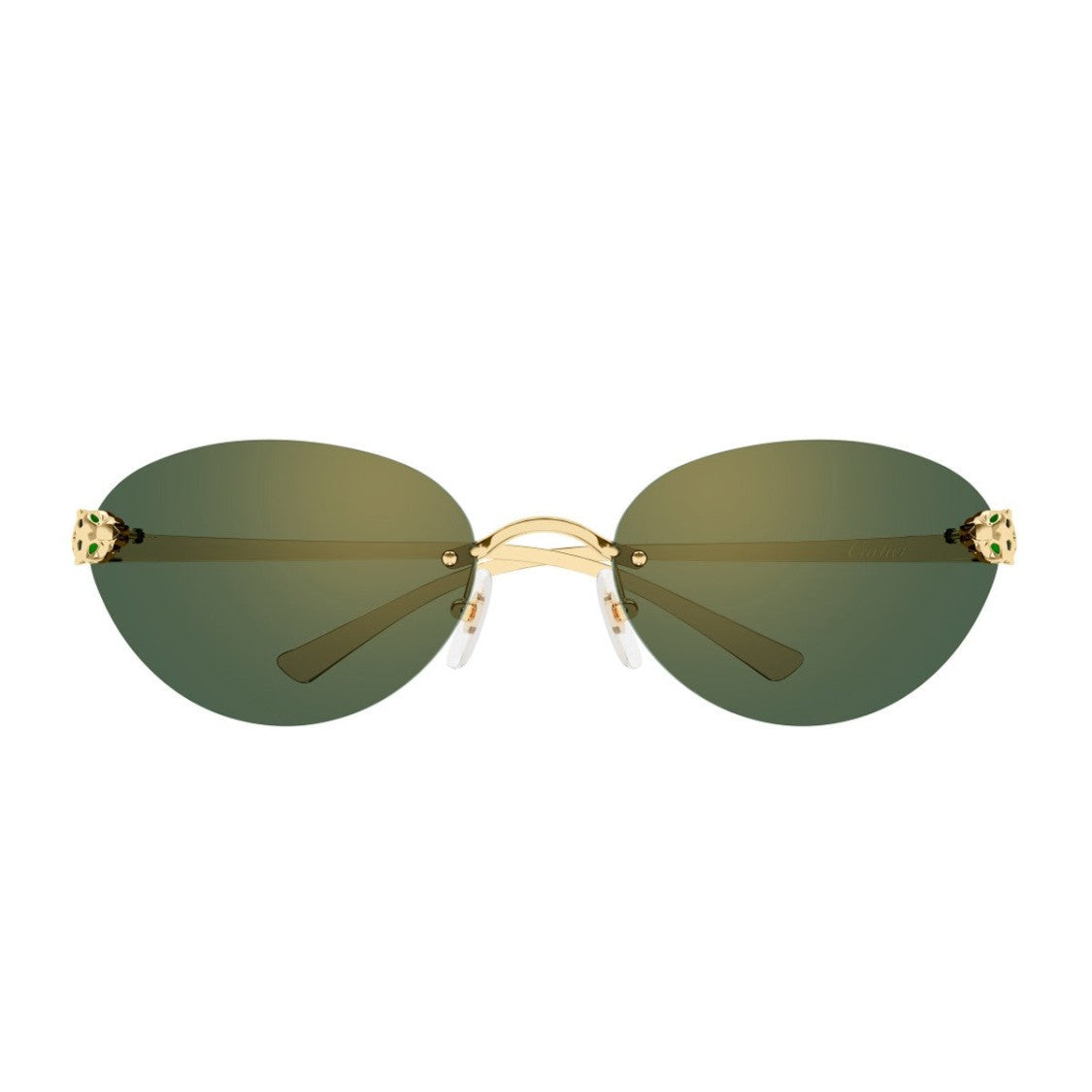 Cartier Gold Panthère De Cartier Metal Sunglasses
