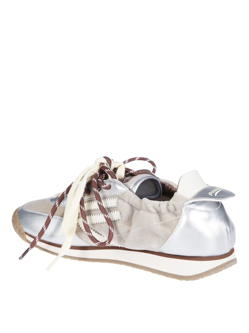 Puraai 6.02 Panther Velvet Low-Top Sneakers