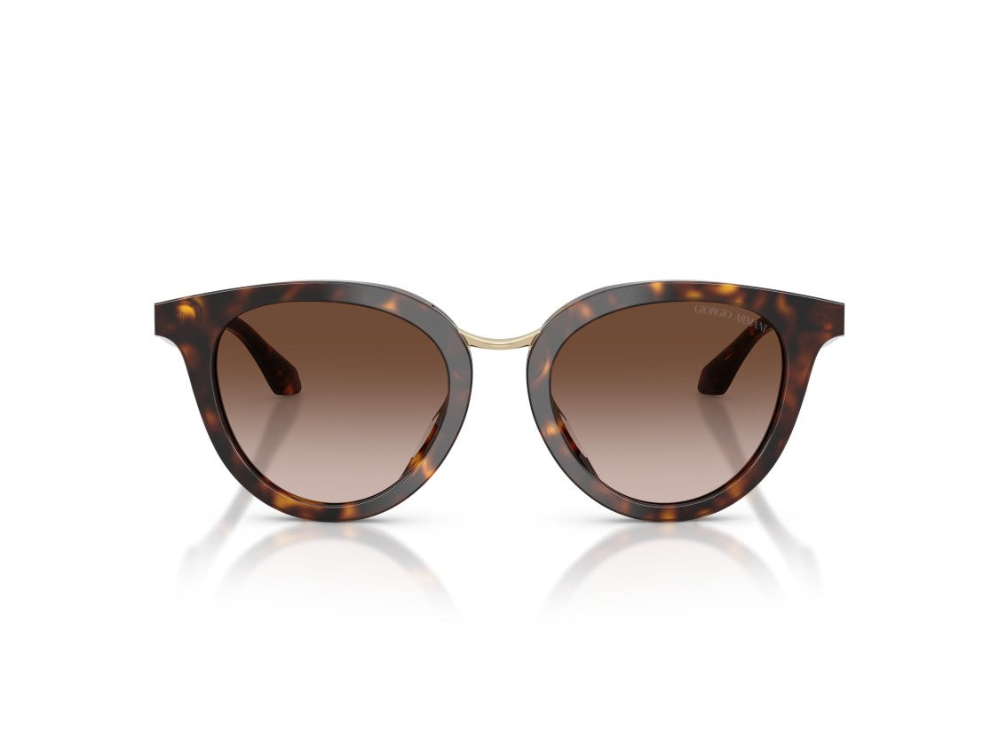 Giorgio Armani Gold 0Ar8252u Tortoiseshell Cat-Eye Sunglasses
