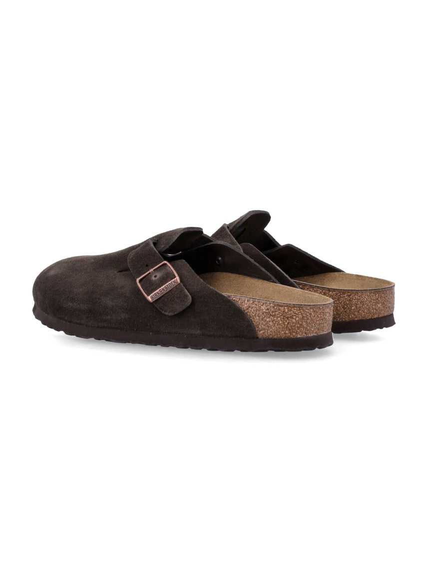 Birkenstock Boston Suede Slip-On Sandals