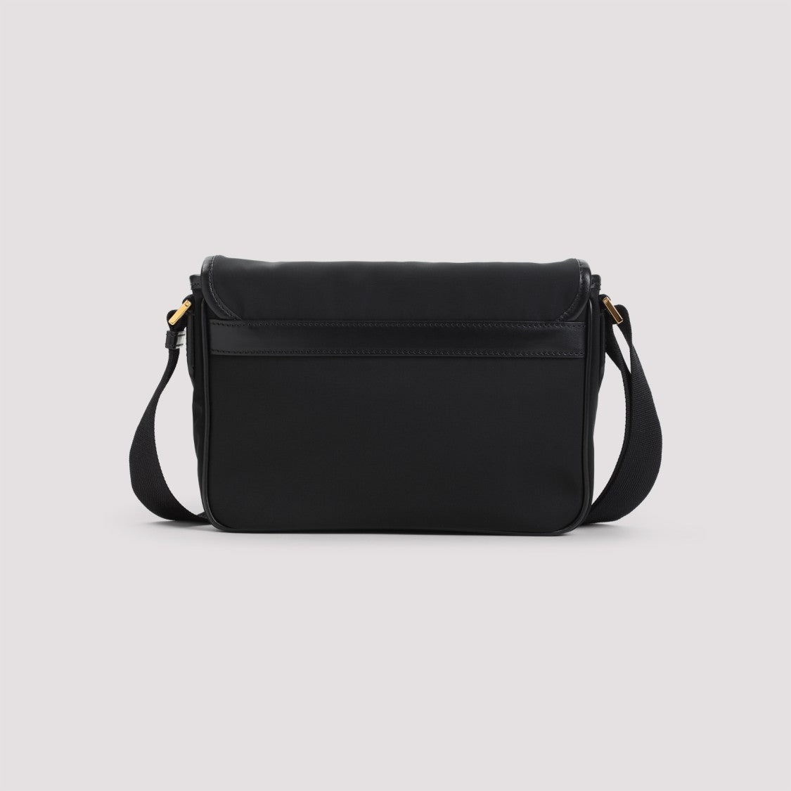 Tom Ford Structured Black Crossbody Bag With Adjustable Strap