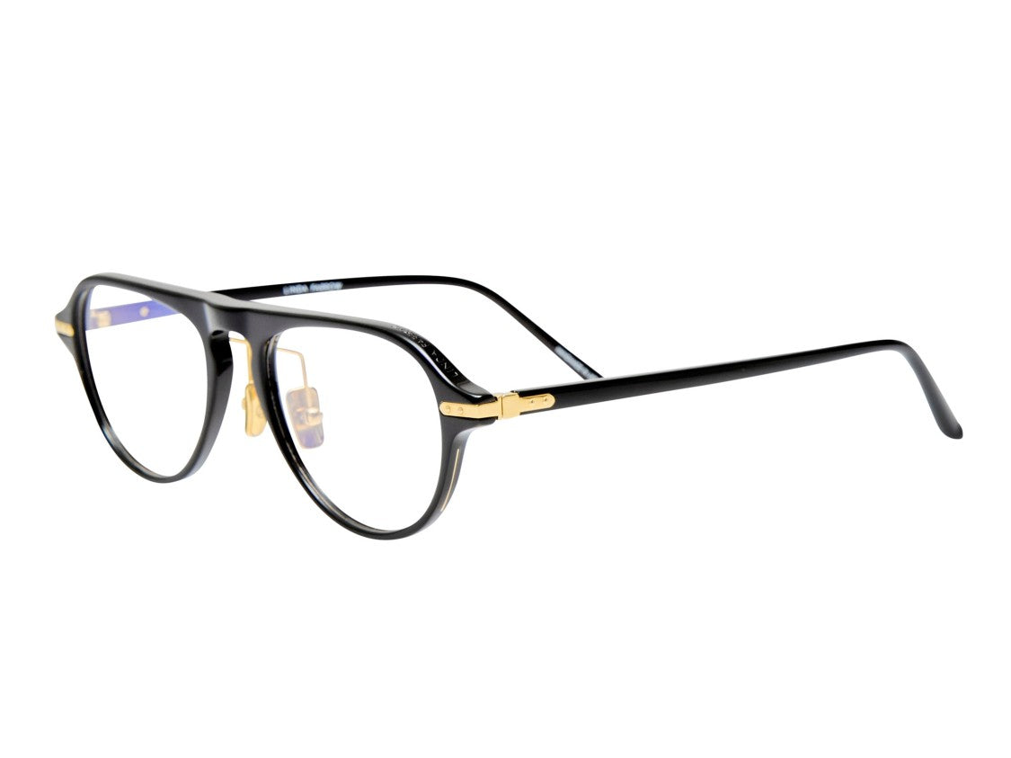 Linda Farrow Black Lf103a Aviator Sunglasses