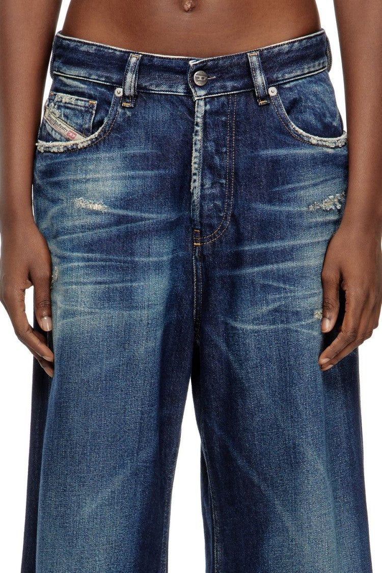 Diesel Blue Cotton Jeans