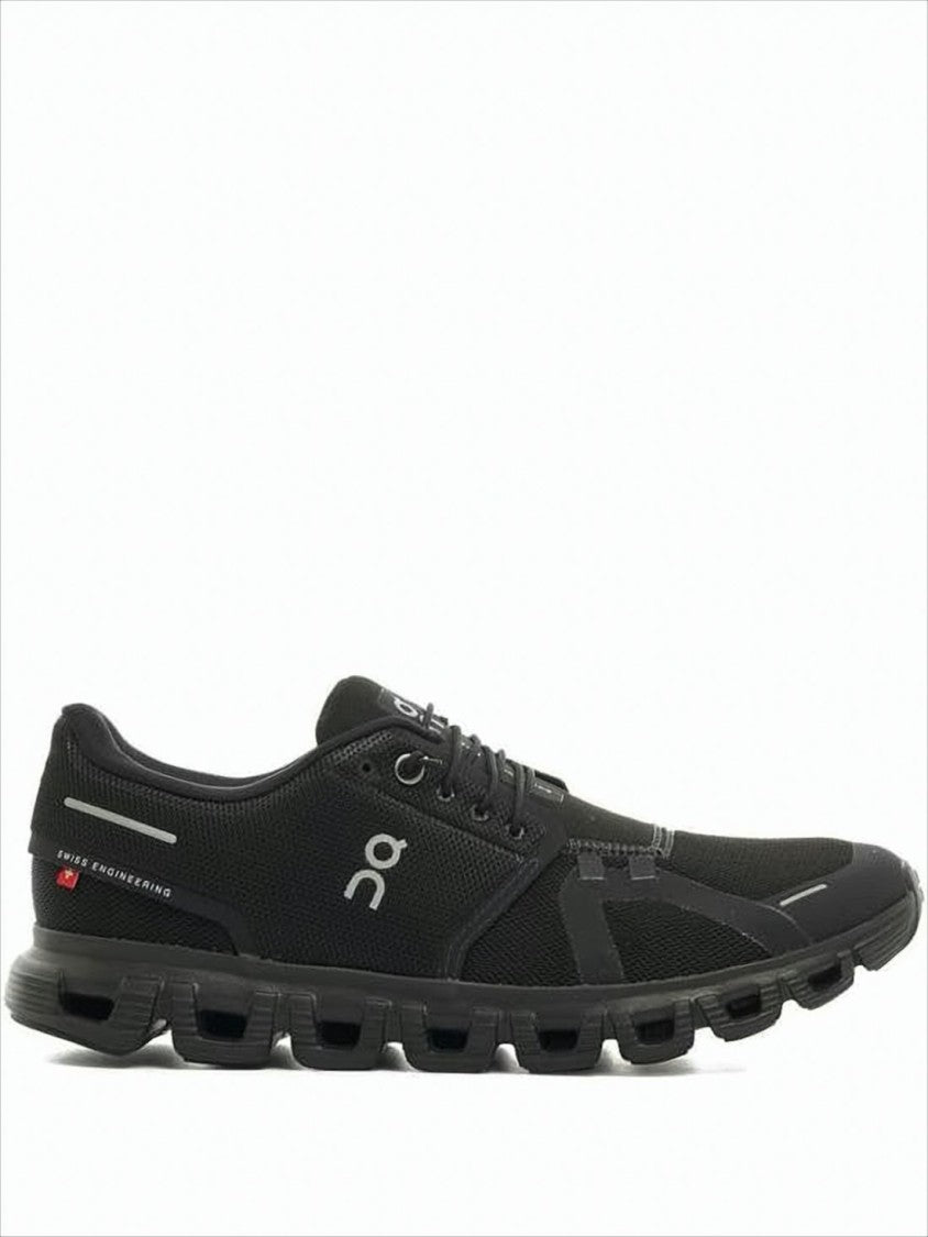 On Running Lightweight Black Running Sneakers With Breathable Mesh