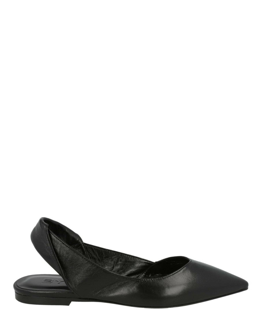 By Far Yasha Leather Flats