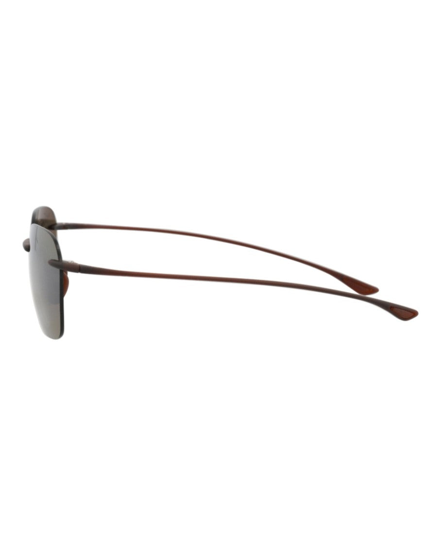 Maui Jim Square-Frame Polarized Nylon Sunglasses