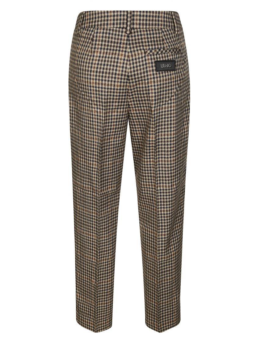 Liu Jo Tailored High-Waist Black Pants With Straight Legs