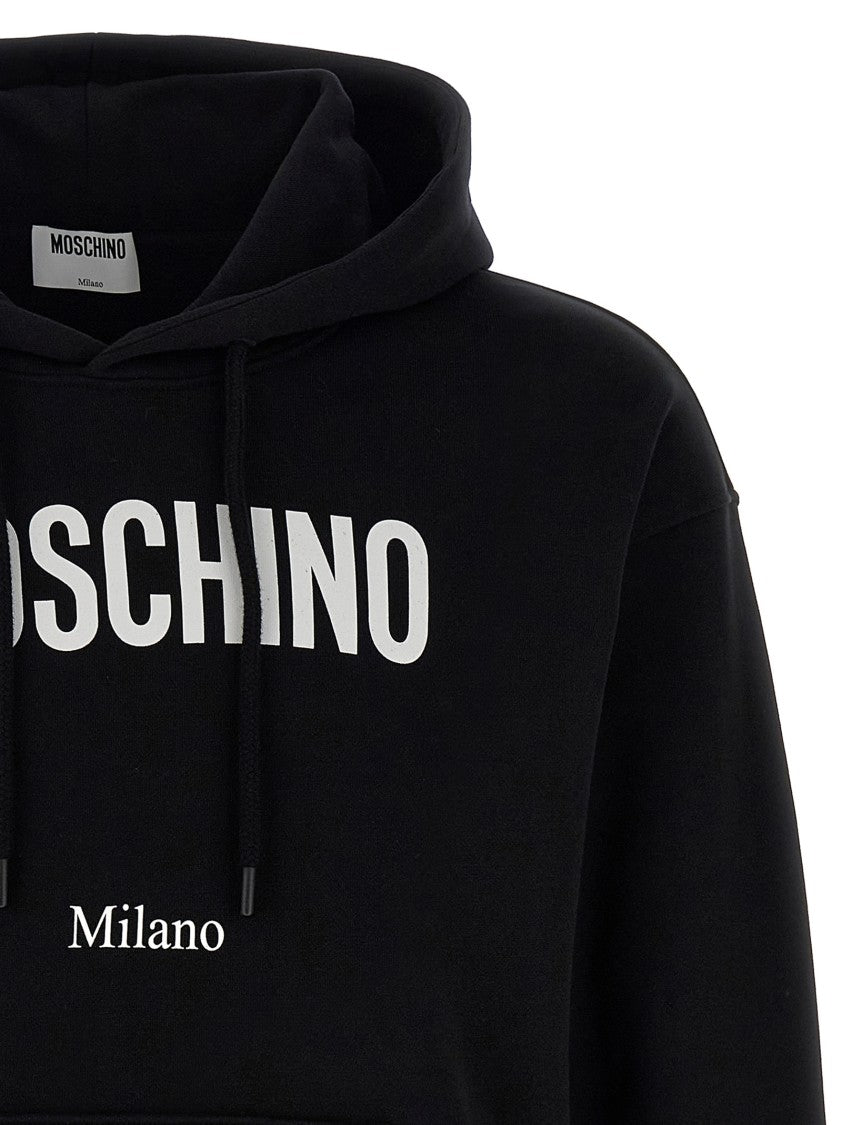 Moschino Logo Print Hoodie
