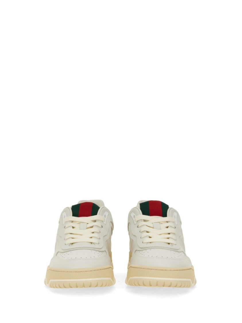Gucci Leather Sneaker Featuring Sleek Design