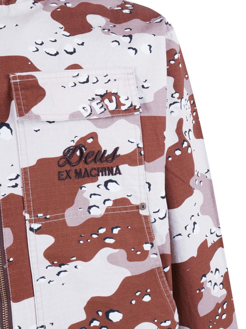 Deus Ex Machina Camouflage Venice Sign Casual Jacket