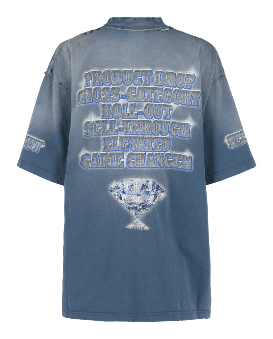 Balenciaga Medium Fit See Now Buy Now Graphic T-Shirt