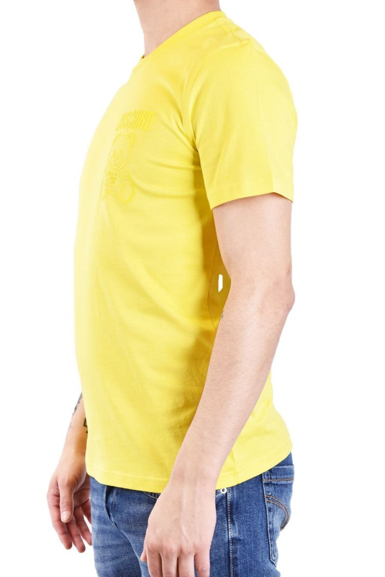 Moschino Yellow Logo Print T-Shirt