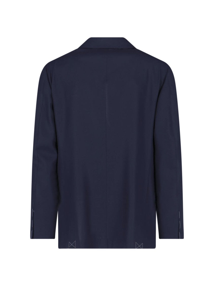 Cesare Attolini Tailored Men's Jacket With Structured Shoulders And Timeless Elegance