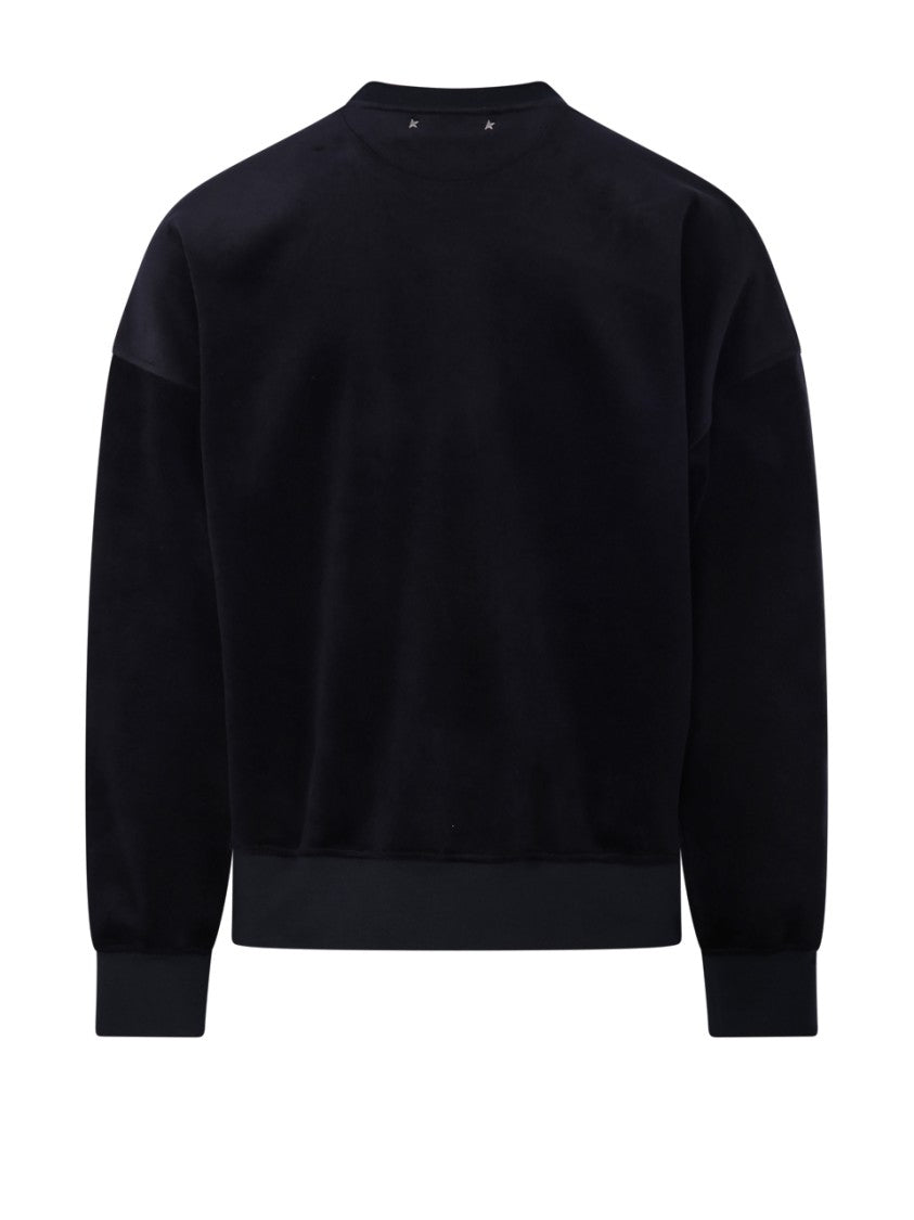 Golden Goose Crew Neck Swetashirt Scuba Embroidery