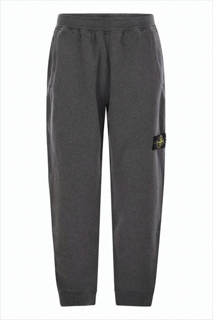 Stone Island Relaxed-Fit Grey Jogger Pants
