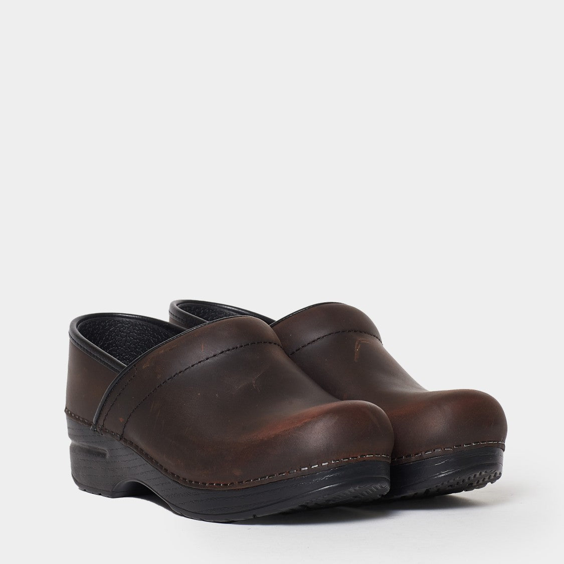 Dansko Classic Antique Brown Leather Clog