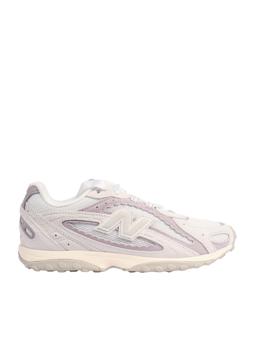 New Balance Off White Suede Textile Sneakers
