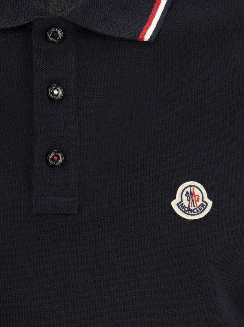 Moncler Cotton Pique Polo Shirt