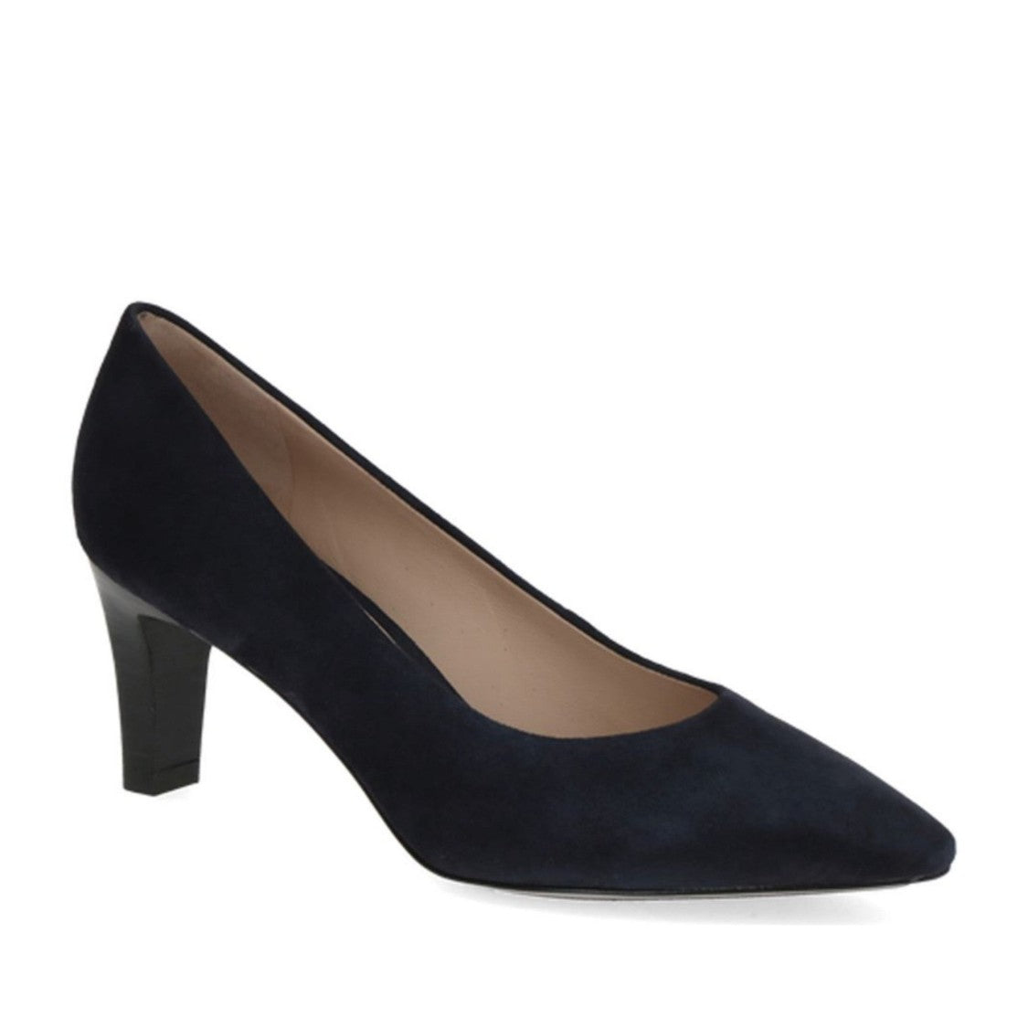 Peter Kaiser Blue Pointed Toe Polished Heel Leather Dress Pumps