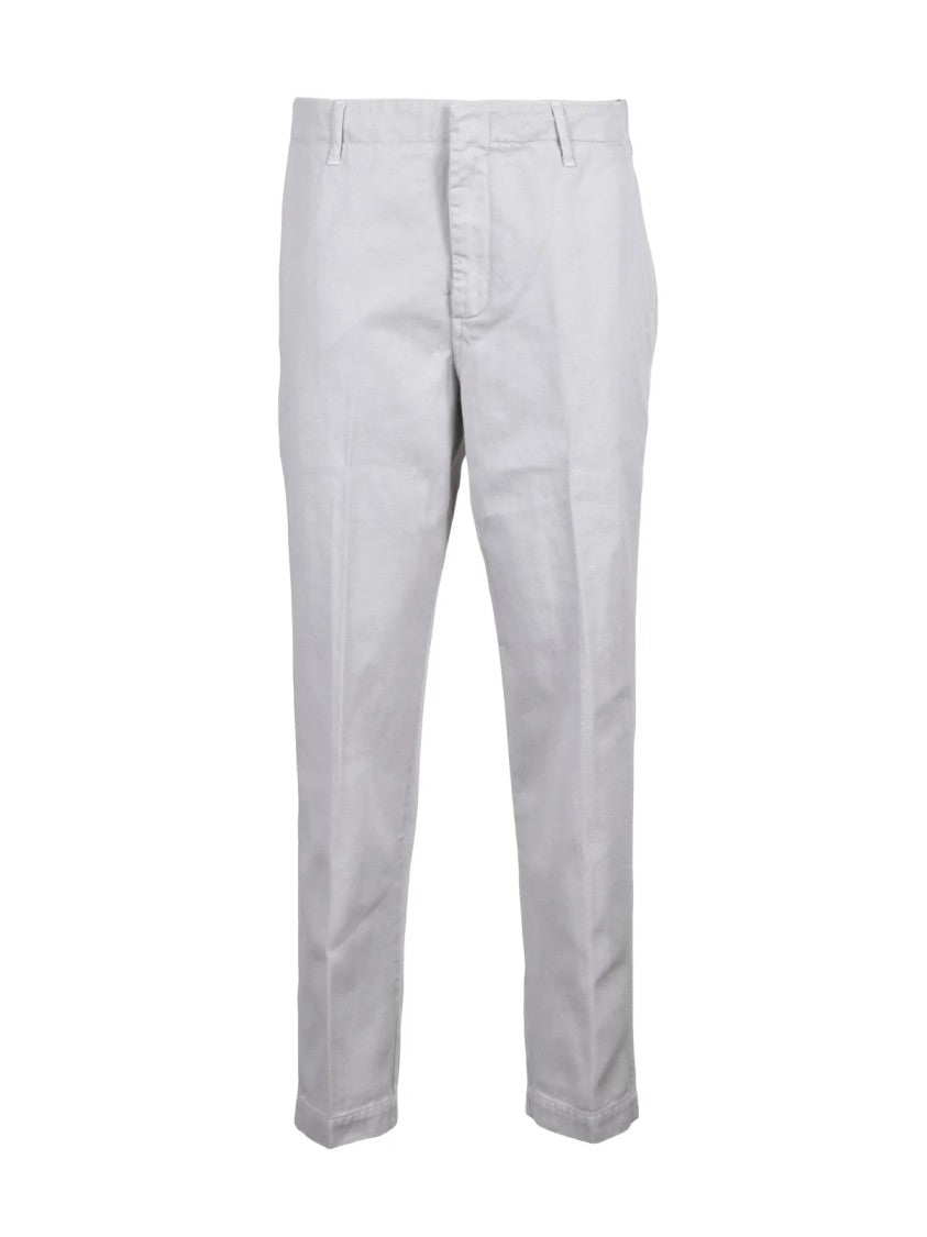 Dondup Janis Cone Leg Trousers - Light Grey