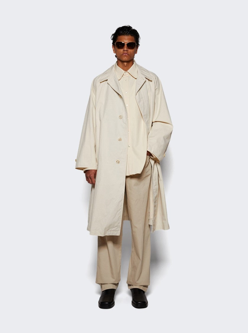 J. W. Anderson Button Detail Straight Leg Trousers - Cream