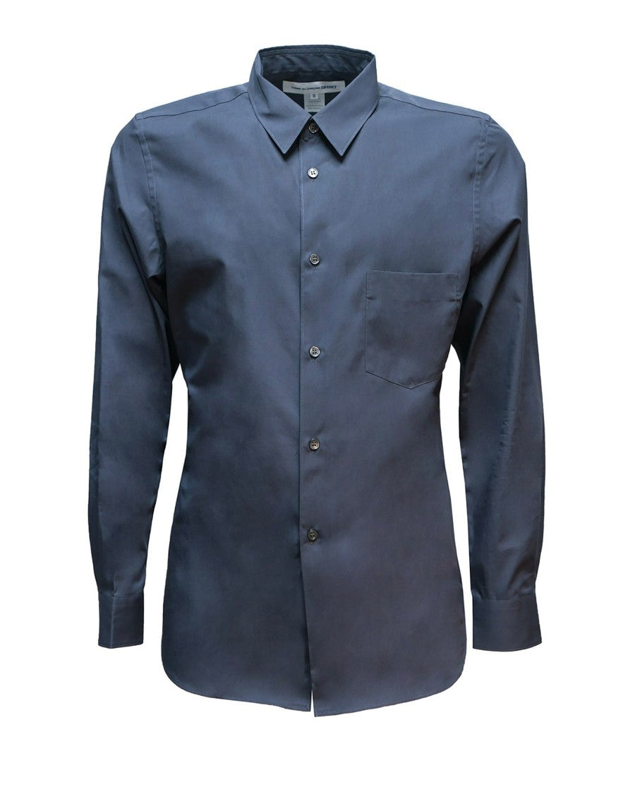 Comme Des Garçons Poplin Shirt With Classic Collar And Contemporary Fit