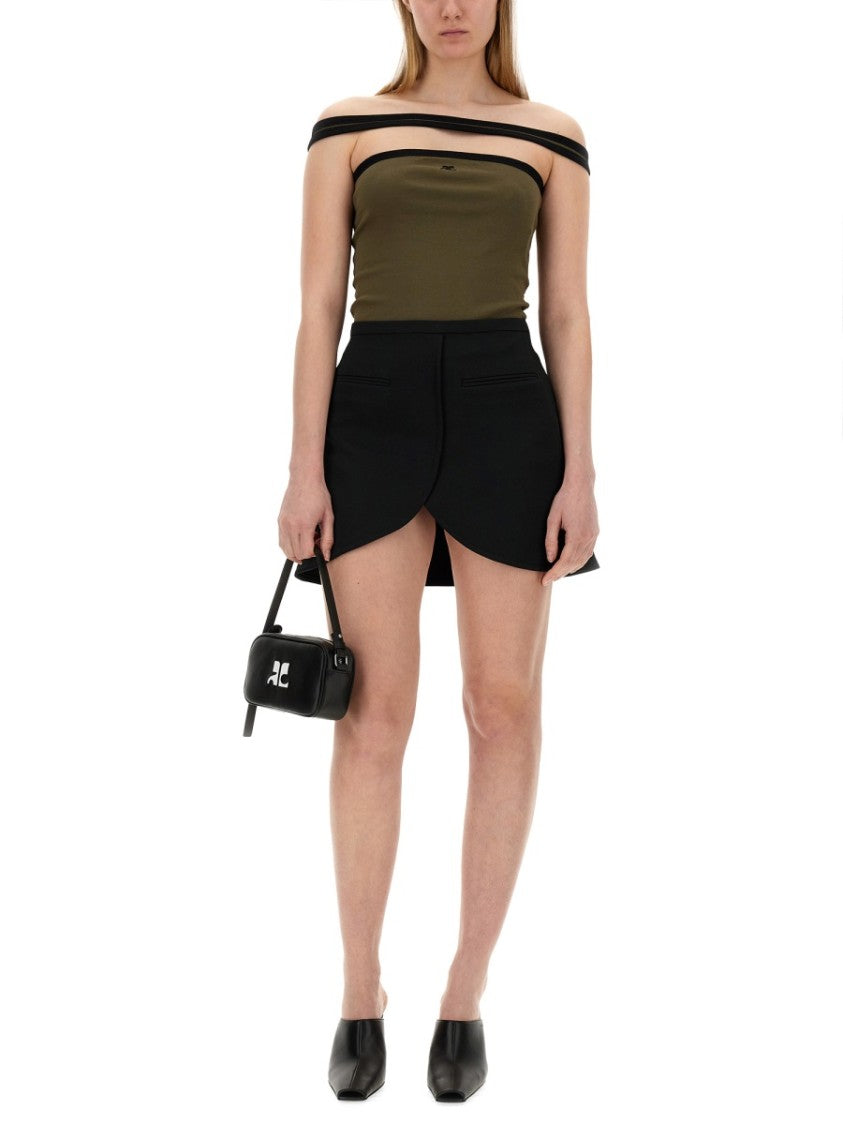 Courrèges "Ellipse" Mini Skirt